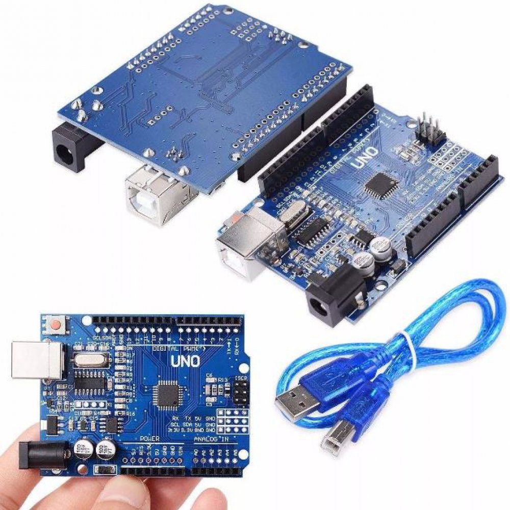 Arduino Uno R3 + Cable Usb Atmega328 Compatible Ch340