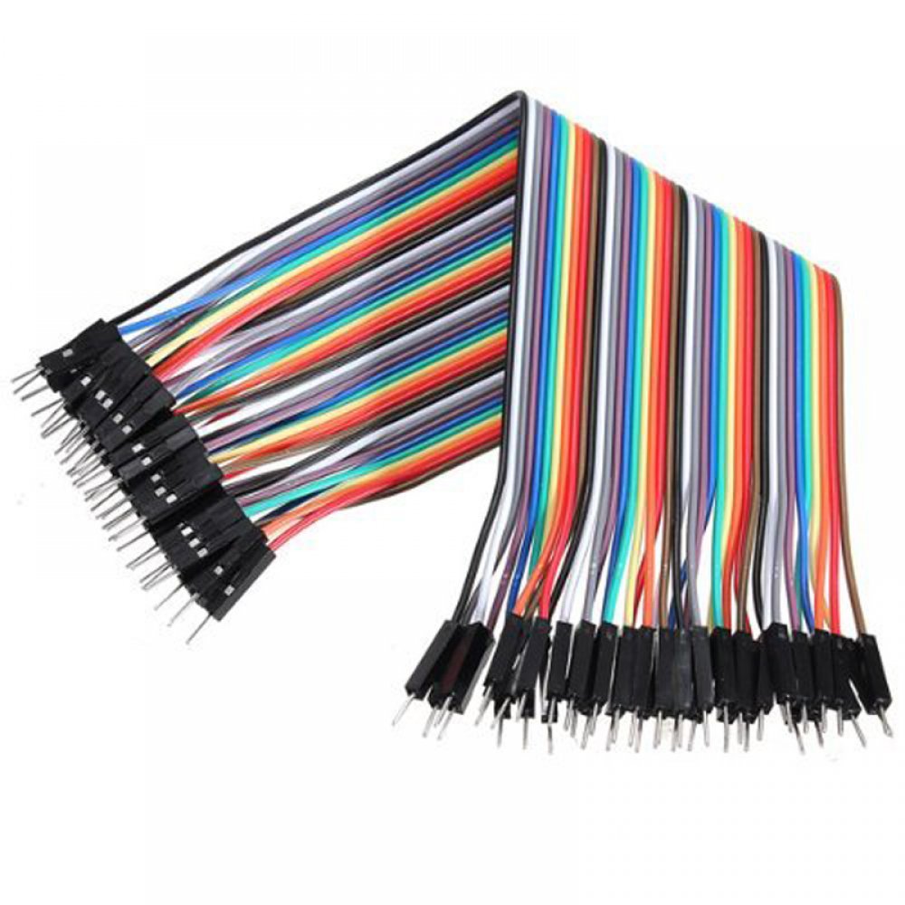 Pack 40 Cables Protoboard Macho Macho 10cm