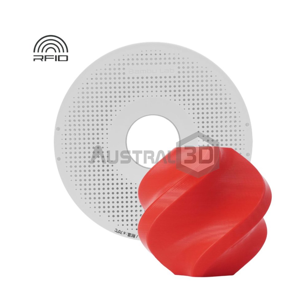 Filamento 3D PLA basic BAMBULAB 1.75Mm 1Kg ROJO
