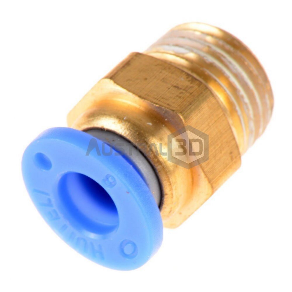 Acople neumático conector rápido racor pc6-01 10 mm