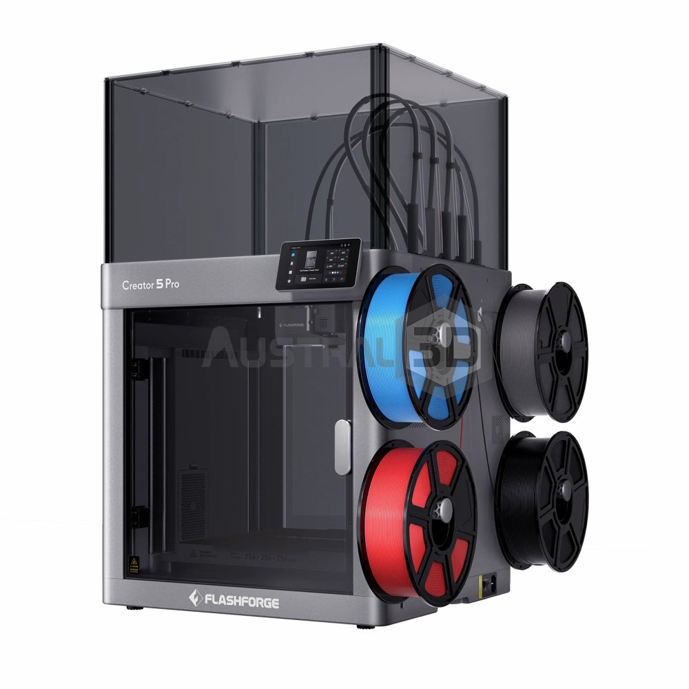 PREVENTA MAYO :: Impresora 3D Flashforge Creator 5 Pro 4 Cabezales