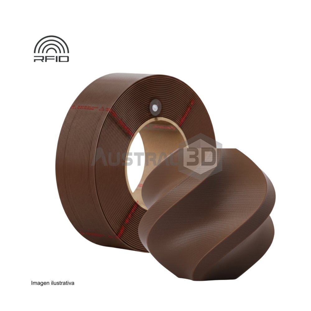 Filamento 3D PLA basic RECARGA BAMBULAB 1.75Mm 1Kg MARRON COCAO