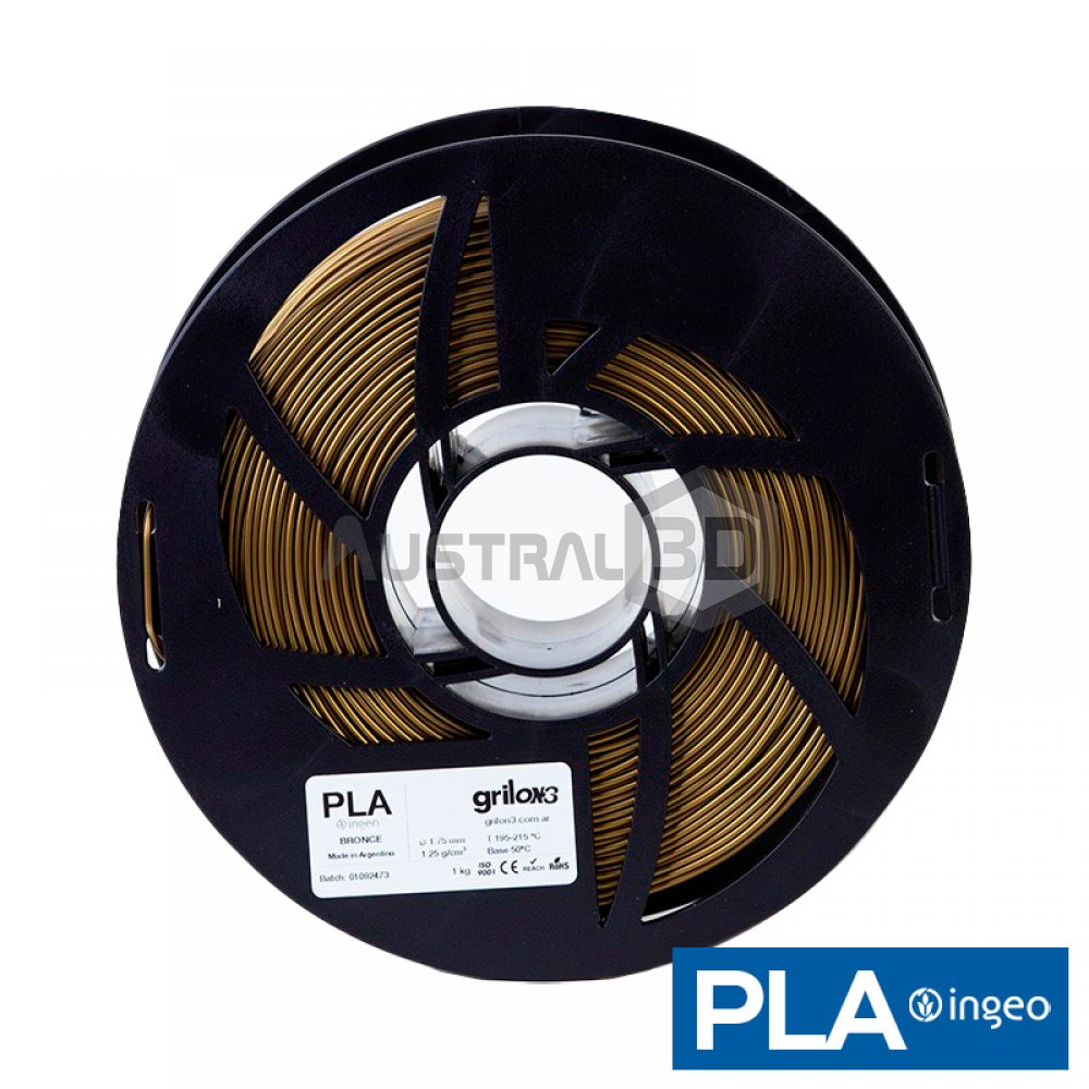Filamento Grilon3 PLA 1.75mm BRONCE 1kg