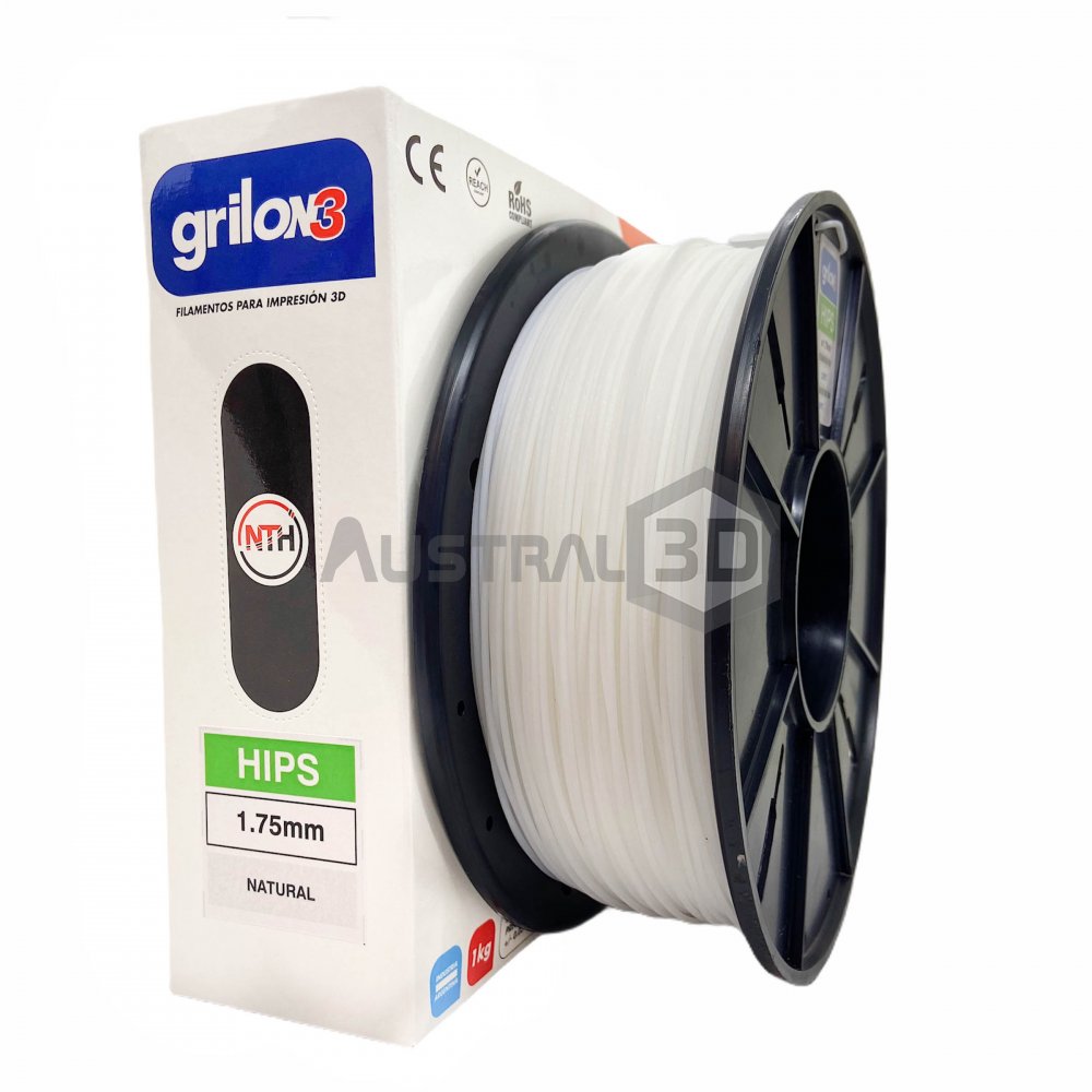 Filamento Hips 1.75mm Grilon3 NATURAL