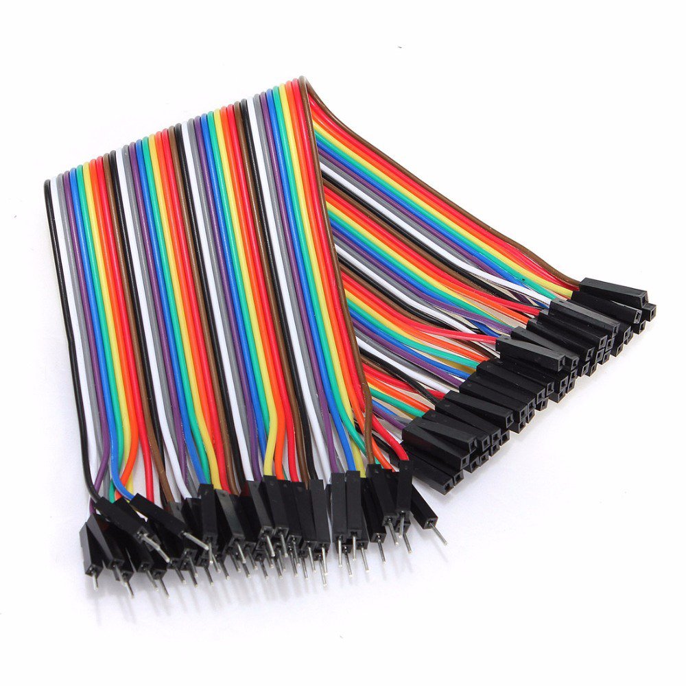 Pack 40 Cables Macho Hembra 30cm