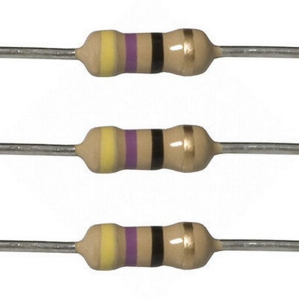 Pack 10 Resistencias 1/4w 0.25w 470 Ohms 5% Resistencia