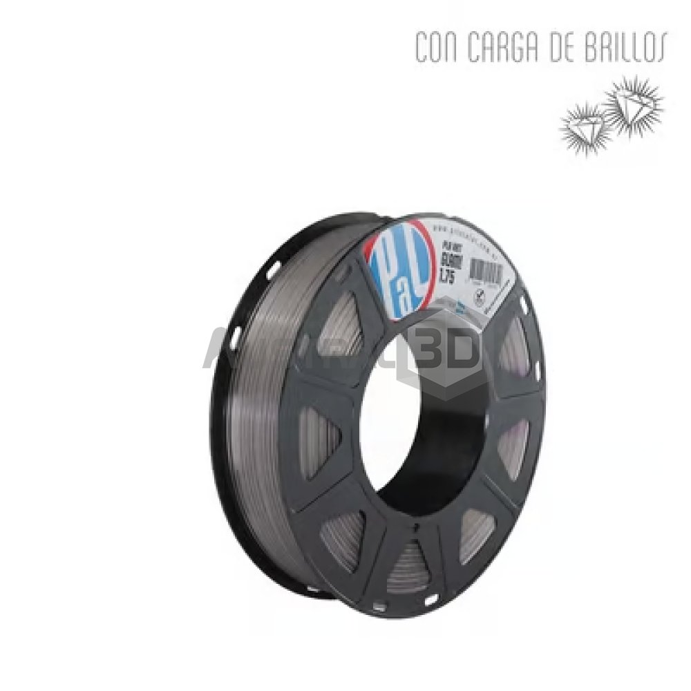 Filamento 3D Printalot 1.75mm 250g PLA GLAM NATURAL
