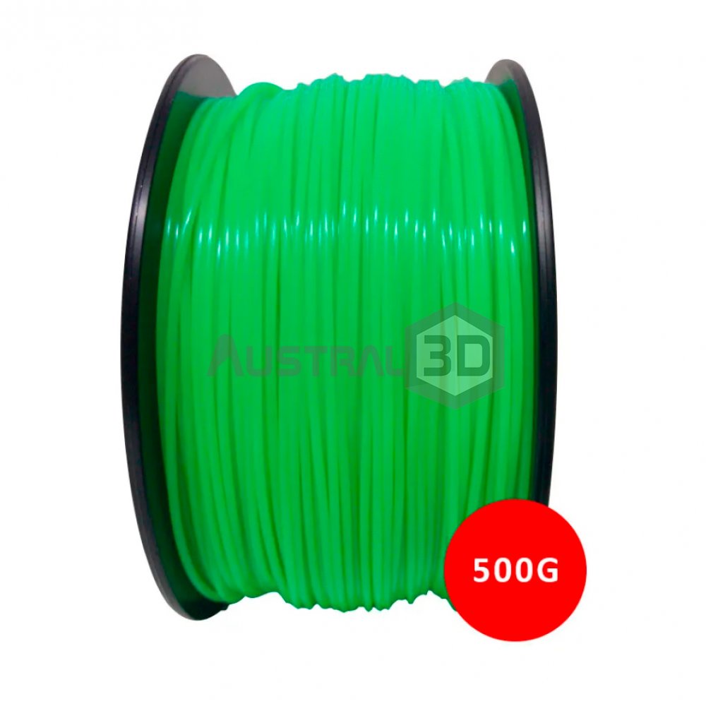 Filamento PLA 1.75mm Verde para Impresora 3D 1Kg