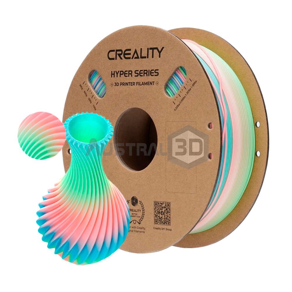 Filamento 3D Creality Hyper SPRING LAKE PLA 1kg 1.75mm Arcoiris Mate