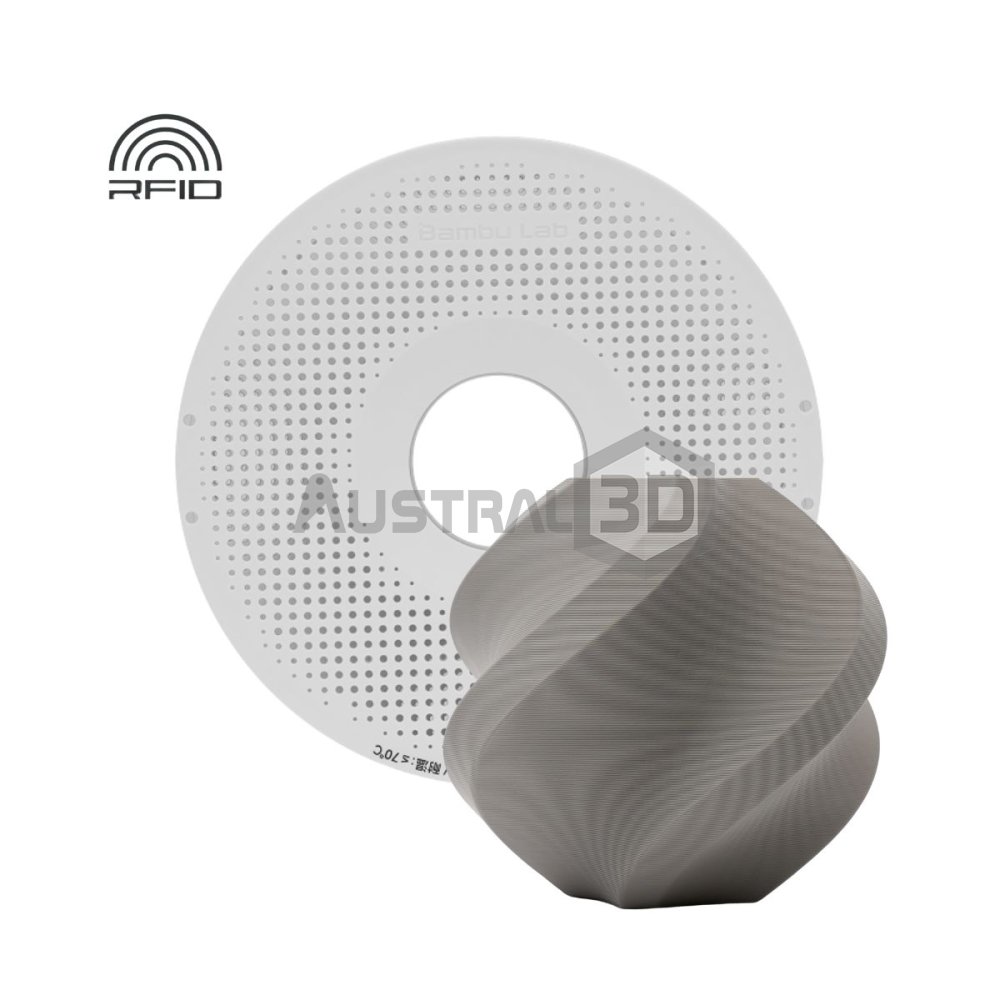 Filamento 3D PLA basic BAMBULAB 1.75Mm 1Kg GRIS