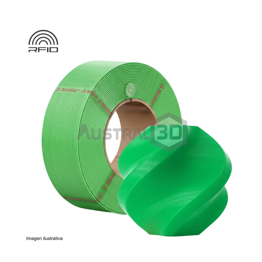 Filamento 3D PLA basic RECARGA BAMBULAB 1.75Mm 1Kg VERDE BAMBU