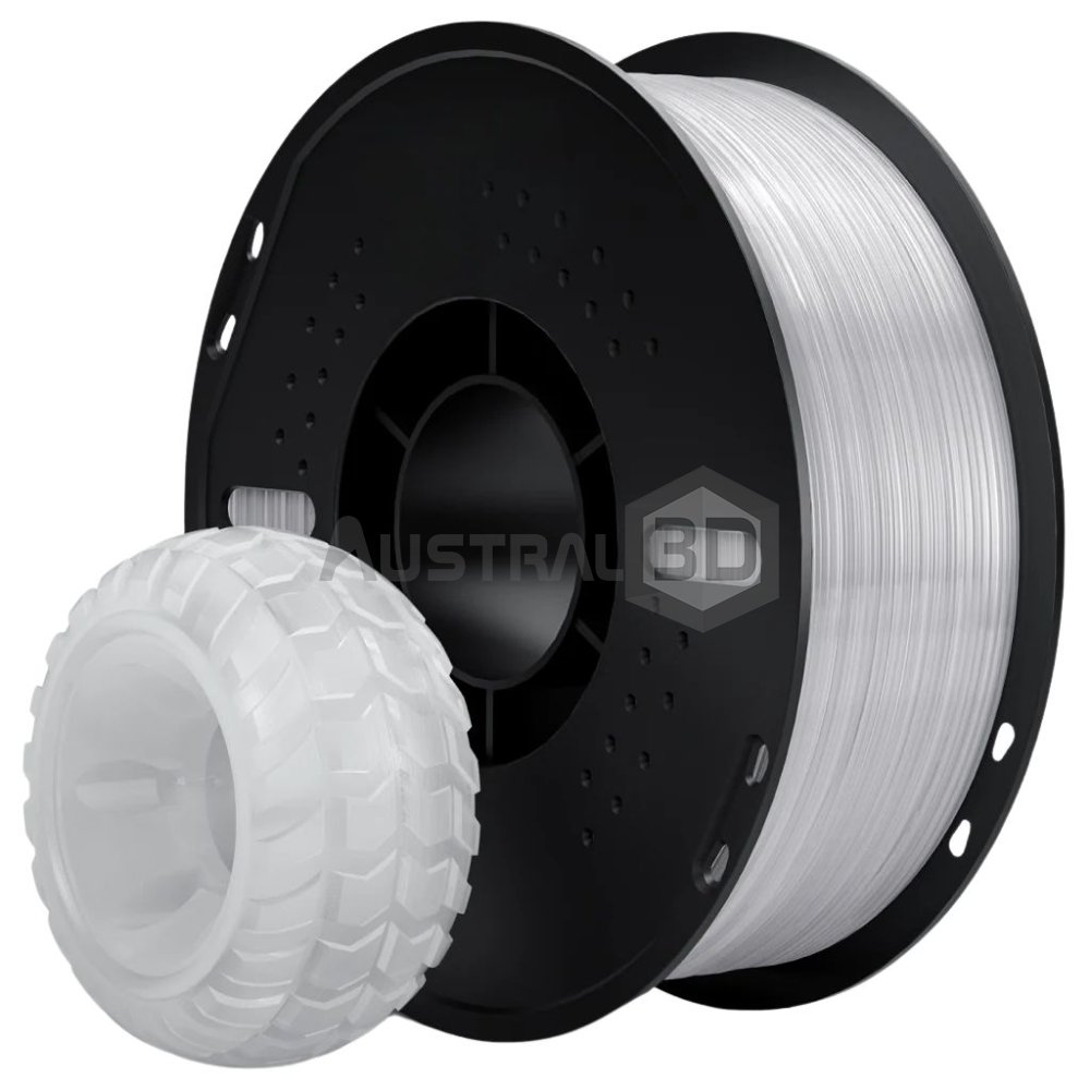 Filamento 3D ELEGOO TPU 95A 1kg 1.75mm TRANSLUCIDO-Bobina Plástica