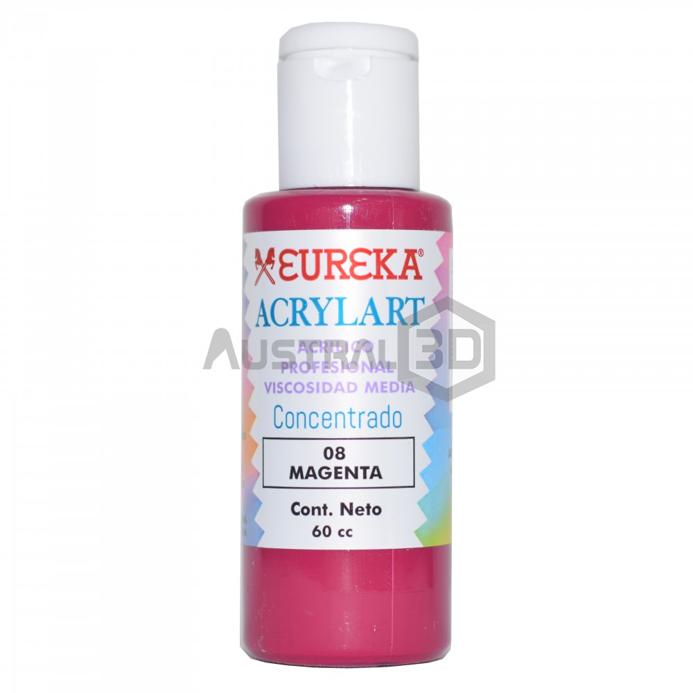 Acrílico Eureka 60cc Magenta