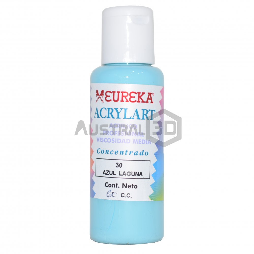 Acrílico Eureka 60cc Azul Laguna