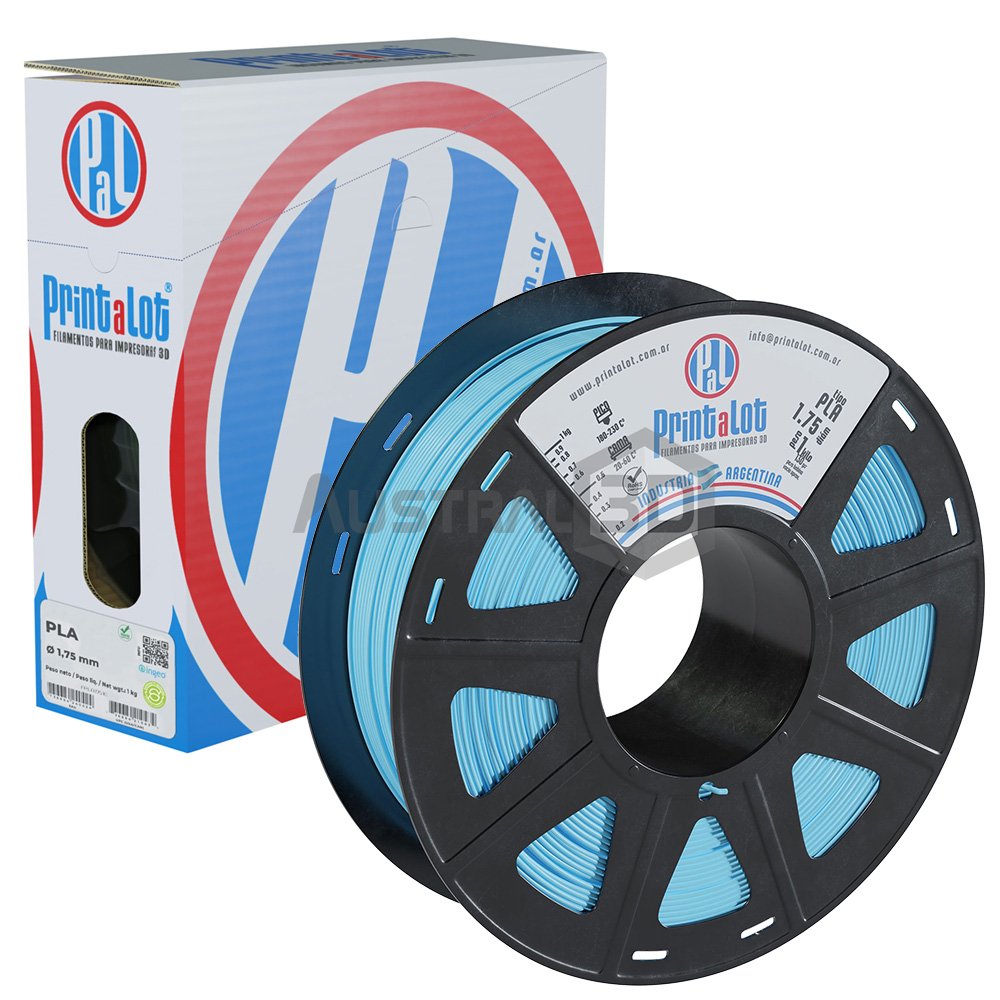 Filamento 3D Printalot 1.75mm 1kg PLA CELESTE