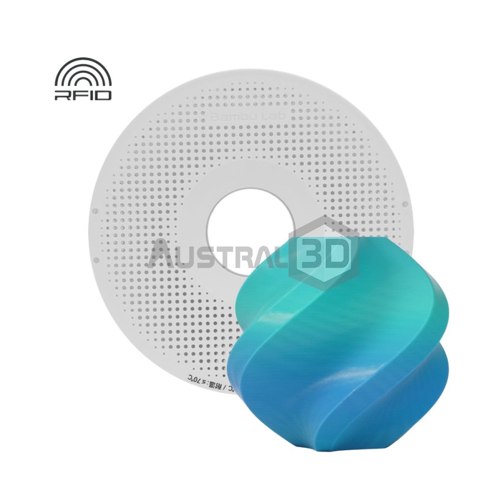 Filamento 3D PLA basic BAMBULAB 1.75Mm 1Kg PRADERA OCEANICA