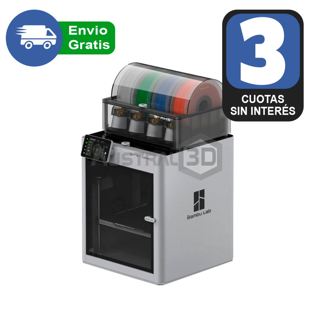 Impresora 3D Bambu Lab X1 Carbon Combo