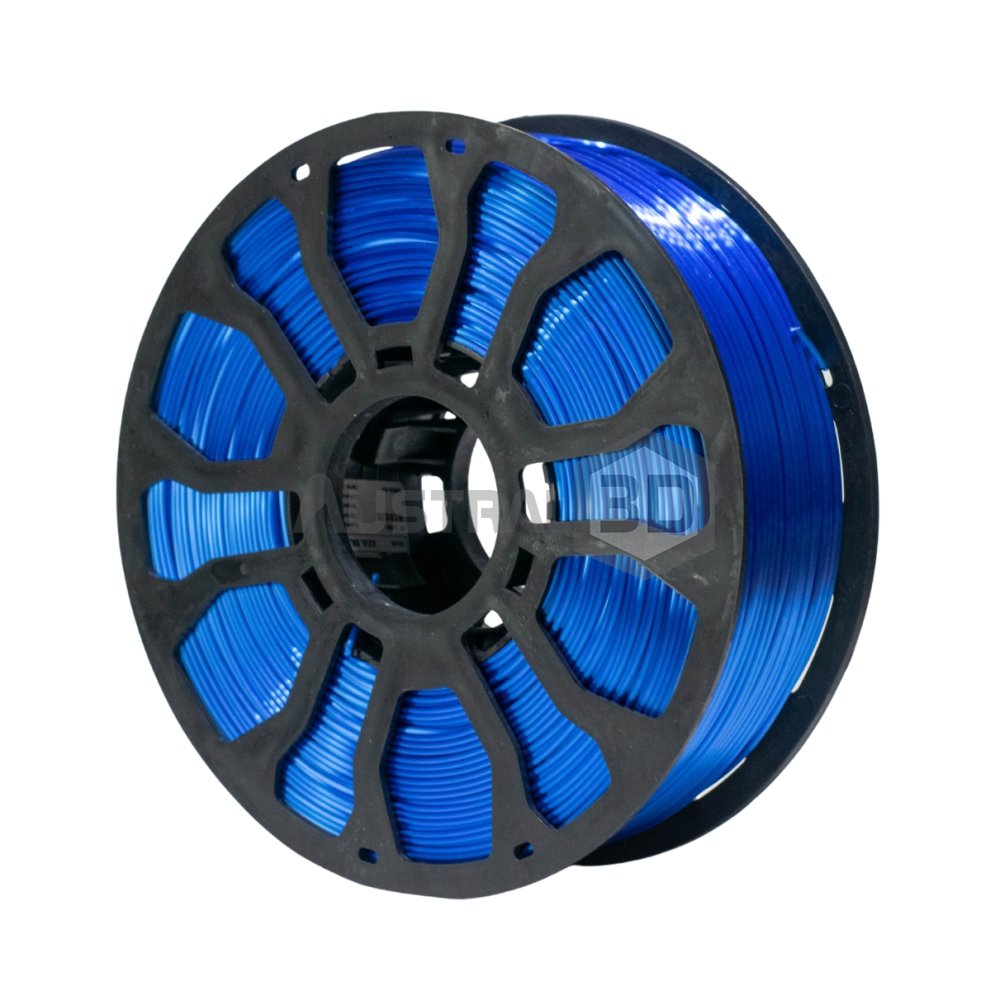 Filamento 3D brillante Hellbot 1kg 1.75 Pla SILK AZUL