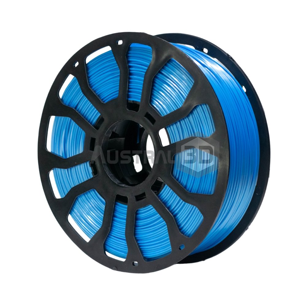 Filamento 3D brillante Hellbot 1kg 1.75 Pla SILK CELESTE